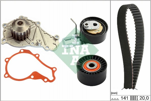 Ina Αντλία Νερού + Σετ Οδοντωτού Ιμάντα - 530 0698 30