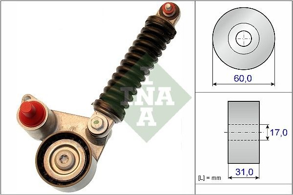 Ina Βραχίονας σύσφιγξης, Ιμάντας poly-V - 533 0107 10