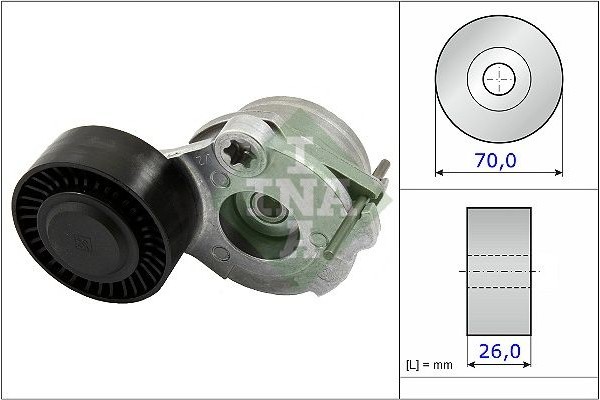 Ina Βραχίονας σύσφιγξης, Ιμάντας poly-V - 534 0470 10