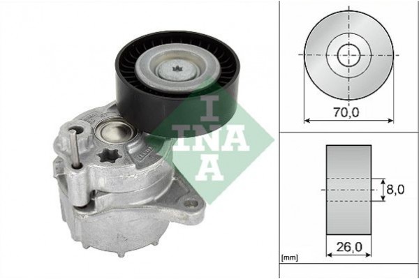 Ina Βραχίονας σύσφιγξης, Ιμάντας poly-V - 534 0481 10