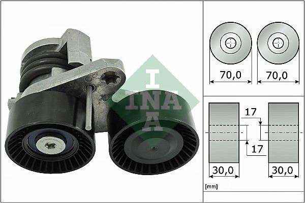 Ina Βραχίονας σύσφιγξης, Ιμάντας poly-V - 534 0496 10