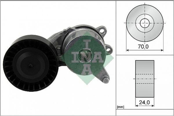 Ina Βραχίονας σύσφιγξης, Ιμάντας poly-V - 534 0553 10