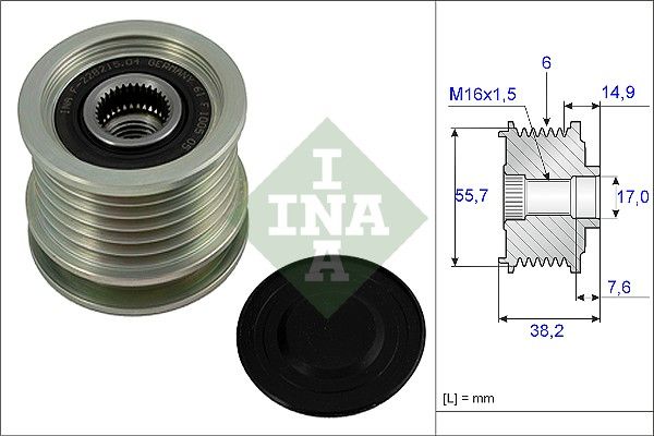 Ina Ελεύθερη Περιστροφή Γεννήτριας - 535 0013 10