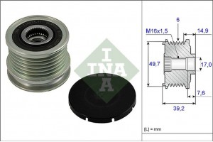 Ina Ελεύθερη Περιστροφή Γεννήτριας - 535 0015 10