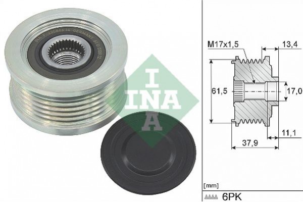 Ina Ελεύθερη Περιστροφή Γεννήτριας - 535 0023 10