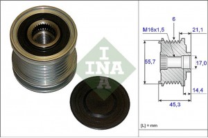 Ina Ελεύθερη Περιστροφή Γεννήτριας - 535 0036 10