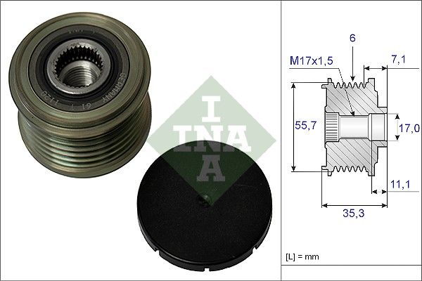 Ina Ελεύθερη Περιστροφή Γεννήτριας - 535 0037 10