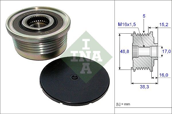 Ina Ελεύθερη Περιστροφή Γεννήτριας - 535 0048 10