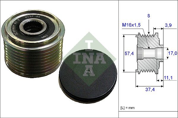 Ina Ελεύθερη Περιστροφή Γεννήτριας - 535 0068 10