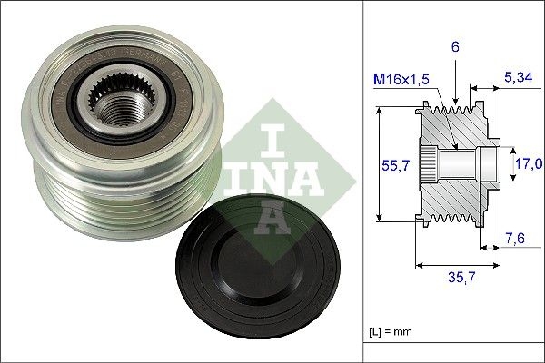 Ina Ελεύθερη Περιστροφή Γεννήτριας - 535 0077 10