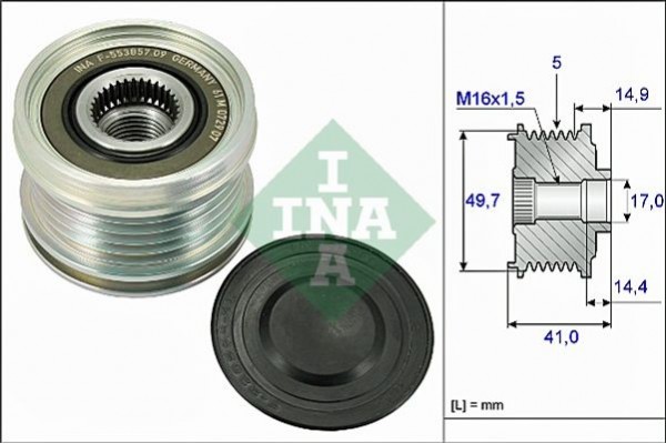 Ina Ελεύθερη Περιστροφή Γεννήτριας - 535 0101 10