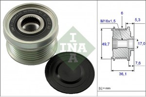 Ina Ελεύθερη Περιστροφή Γεννήτριας - 535 0134 10