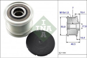 Ina Ελεύθερη Περιστροφή Γεννήτριας - 535 0140 10