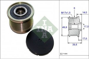 Ina Ελεύθερη Περιστροφή Γεννήτριας - 535 0146 10