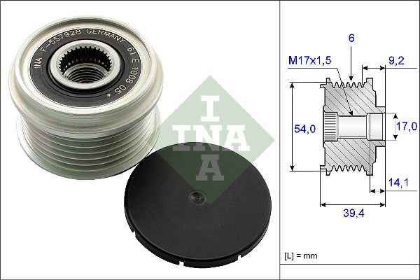 Ina Ελεύθερη Περιστροφή Γεννήτριας - 535 0151 10