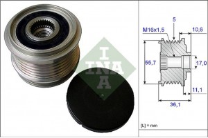 Ina Ελεύθερη Περιστροφή Γεννήτριας - 535 0161 10