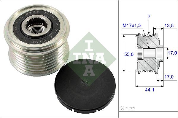 Ina Ελεύθερη Περιστροφή Γεννήτριας - 535 0167 10