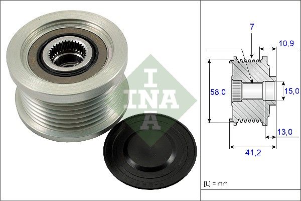 Ina Ελεύθερη Περιστροφή Γεννήτριας - 535 0173 10