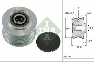 Ina Ελεύθερη Περιστροφή Γεννήτριας - 535 0214 10