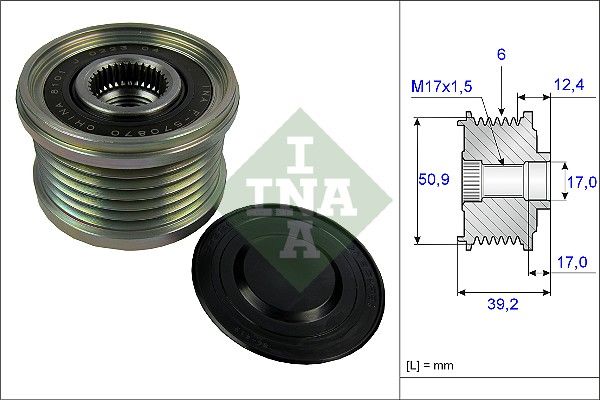 Ina Ελεύθερη Περιστροφή Γεννήτριας - 535 0247 10