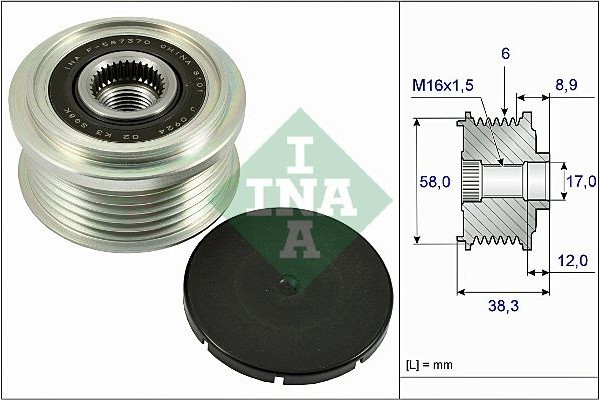 Ina Ελεύθερη Περιστροφή Γεννήτριας - 535 0266 10