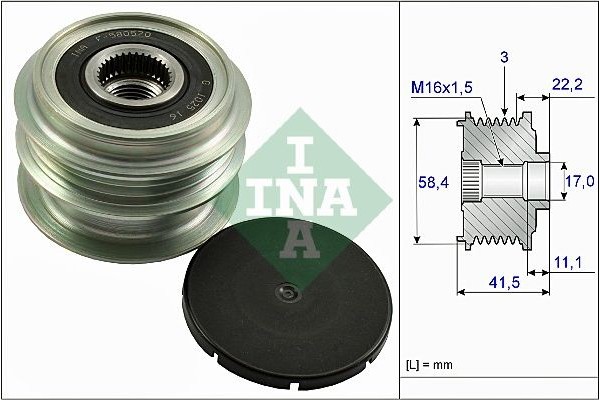 Ina Ελεύθερη Περιστροφή Γεννήτριας - 535 0269 10