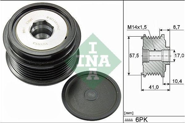 Ina Ελεύθερη Περιστροφή Γεννήτριας - 535 0282 10