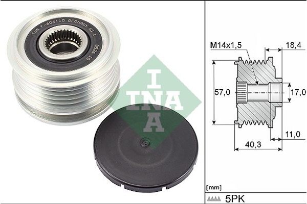 Ina Ελεύθερη Περιστροφή Γεννήτριας - 535 0295 10