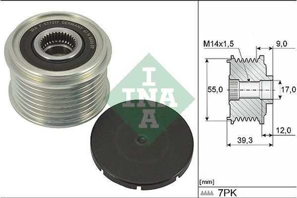 Ina Ελεύθερη Περιστροφή Γεννήτριας - 535 0330 10