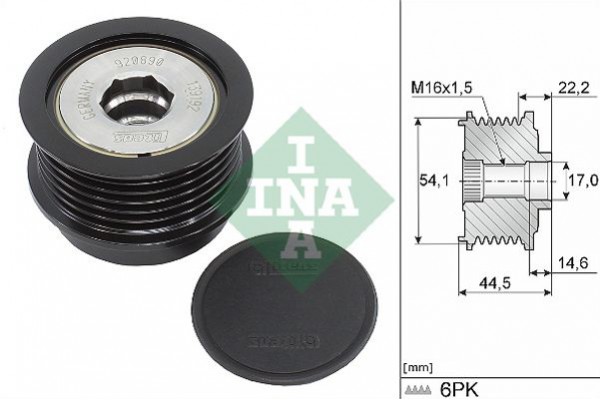 Ina Ελεύθερη Περιστροφή Γεννήτριας - 535 0352 10