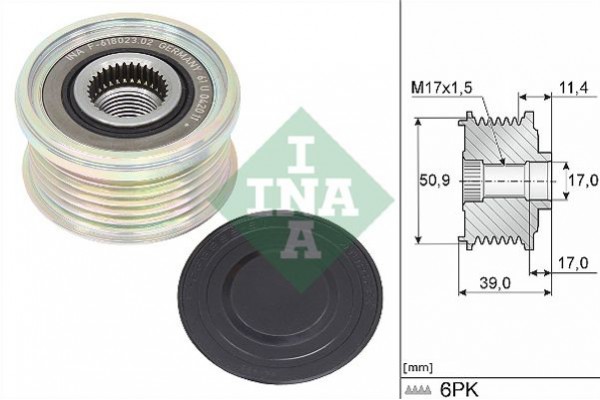 Ina Ελεύθερη Περιστροφή Γεννήτριας - 535 0358 10