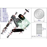 Ina Σετ επισκευής, Βραχίονας Σύσφιγξης Ιμάντα poly-V - 533 0118 10