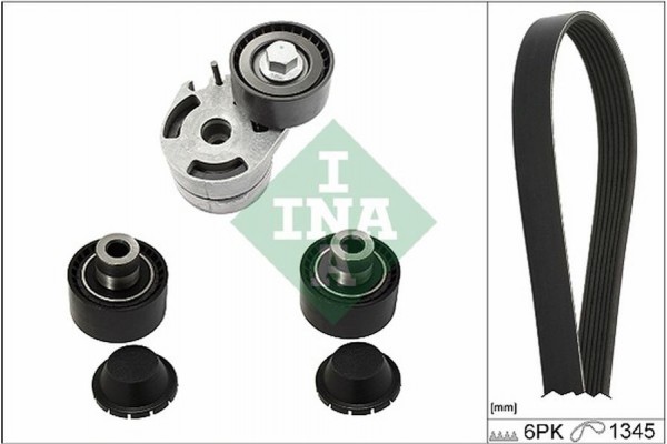 Ina Σετ Ιμάντων poly-V - 529 0186 10