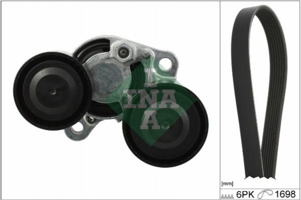 Ina Σετ Ιμάντων poly-V - 529 0206 10