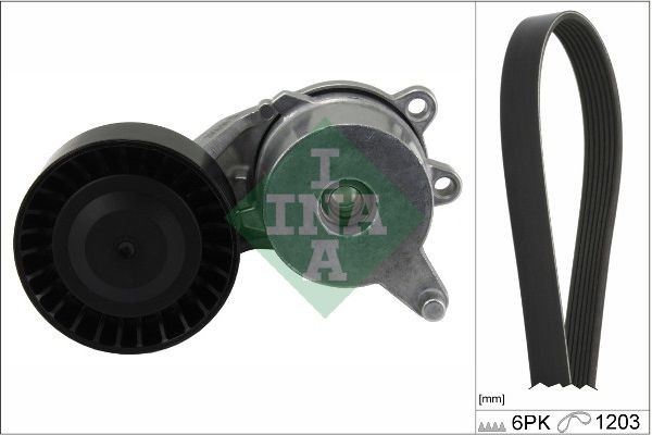 Ina Σετ Ιμάντων poly-V - 529 0262 10