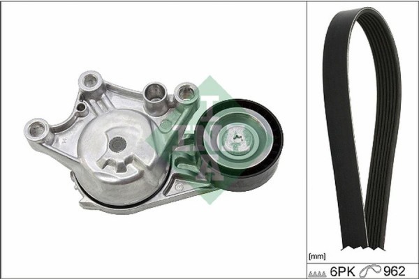 Ina Σετ Ιμάντων poly-V - 529 0335 10