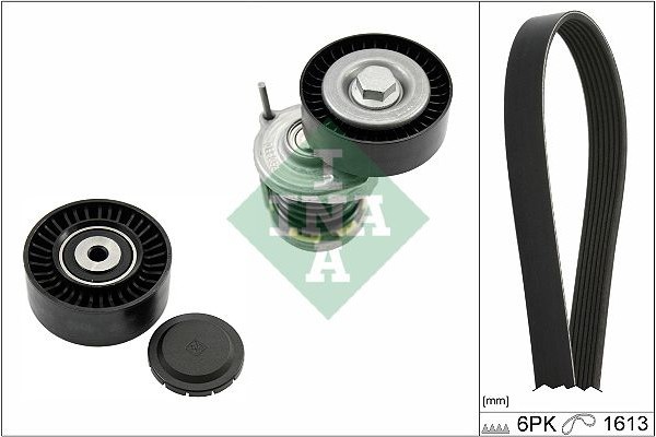 Ina Σετ Ιμάντων poly-V - 529 0467 10