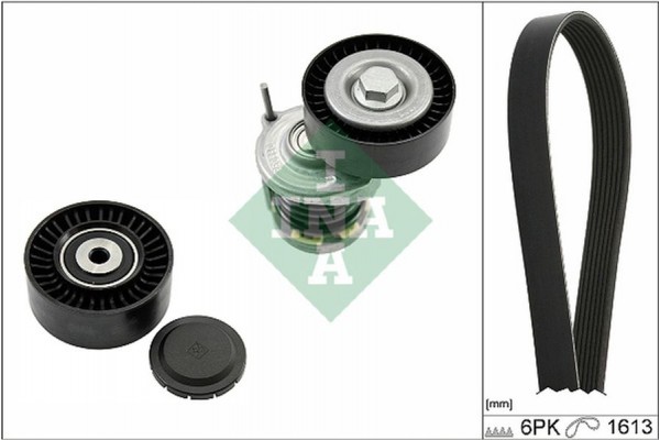 Ina Σετ Ιμάντων poly-V - 529 0467 10