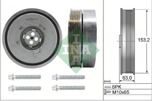 Ina Σετ Τροχαλίας ιμάντα, Στροφαλοφόρος Άξονας - 544 0502 20