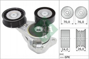 Ina Τεντωτήρας ιμάντα, Ιμάντας poly-V - 534 0309 10
