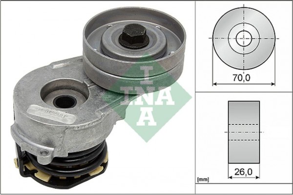 Ina Τεντωτήρας ιμάντα, Ιμάντας poly-V - 534 0321 10