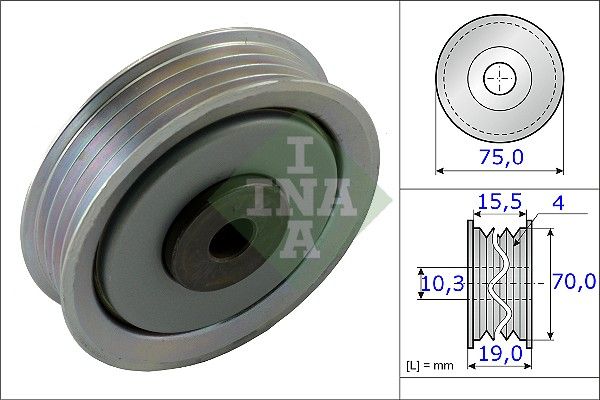 Ina Τεντωτήρας, Ιμάντας poly-V - 531 0845 10