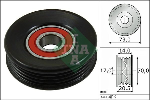 Ina Τεντωτήρας, Ιμάντας poly-V - 531 0853 10