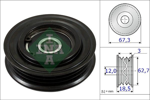 Ina Τεντωτήρας, Ιμάντας poly-V - 531 0861 10