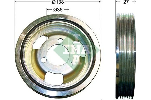 Ina Τροχαλία ιμάντα, Στροφαλοφόρος Άξονας - 544 0096 10