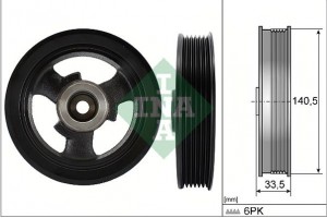 Ina Τροχαλία ιμάντα, Στροφαλοφόρος Άξονας - 544 0149 10