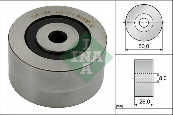 Ina Τροχαλία παρέκκλισης, Ιμάντας poly-V - 532 0143 10