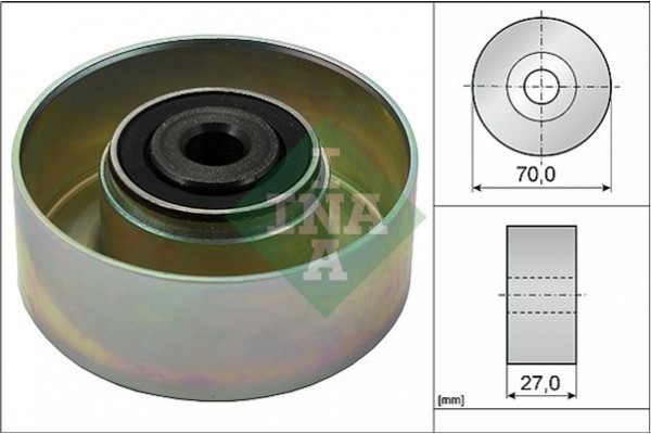 Ina Τροχαλία παρέκκλισης, Ιμάντας poly-V - 532 0214 10