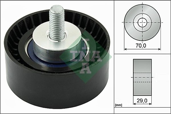 Ina Τροχαλία παρέκκλισης, Ιμάντας poly-V - 532 0298 10