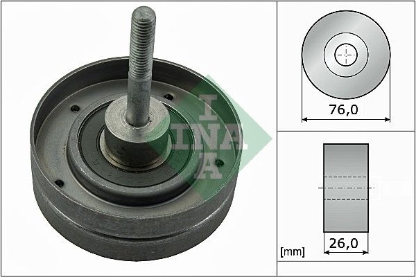 Ina Τροχαλία παρέκκλισης, Ιμάντας poly-V - 532 0351 30